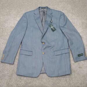 LAUREN Ralph Lauren Leland Blazer NWT Mens 42 Long Blue Sports Jacket Coat